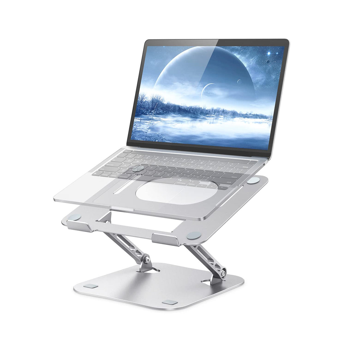 JOIOT Adjustable Aluminum Laptop Stand, Ergonomic Riser for 11-16" Laptops