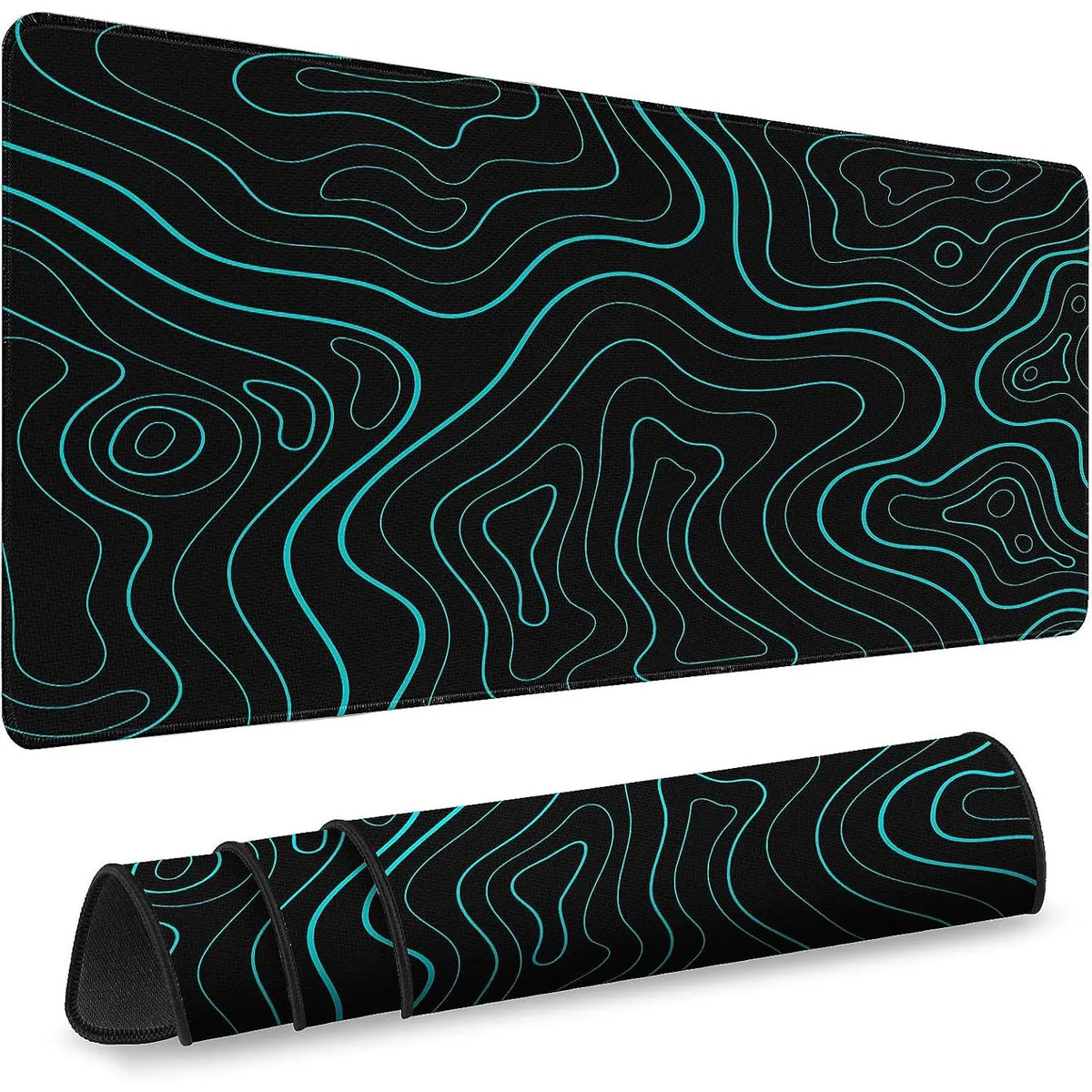 Pad Gaming - Desk Mat for Keyboard and  - Large  Pads for Desk, Gaming Mousepad with Non-Slip Base, Desks Pad (11.8" X 9.8") for , Office and