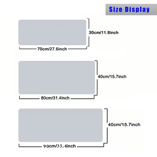 Gaming Mouse Pad Compatible for PC/Laptop/Desktop - Non-Slip Base, Thermal D-Dan Design, Thick Washable Desk Mat Suitable for Office, School, Home, Computer, Perfect Gift for Gamers & Tech Enthusiasts, with Non-Slip Backing