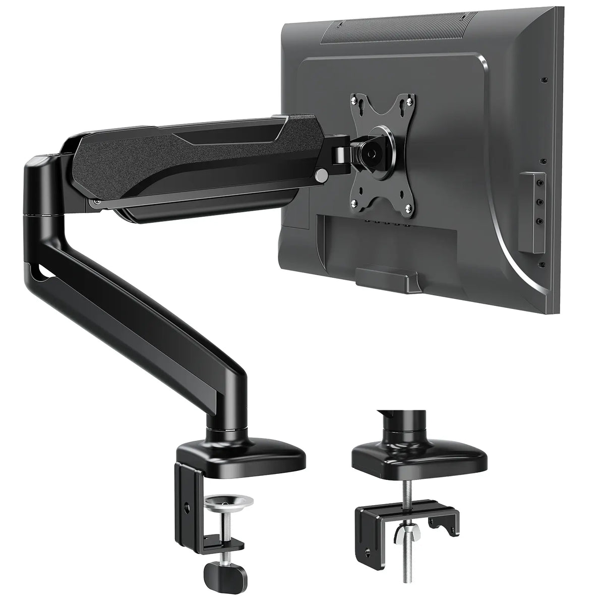 Gas Spring Adjustable Single Monitor Desk Mount for 13"-32" Screens | Upgrade Your Desk