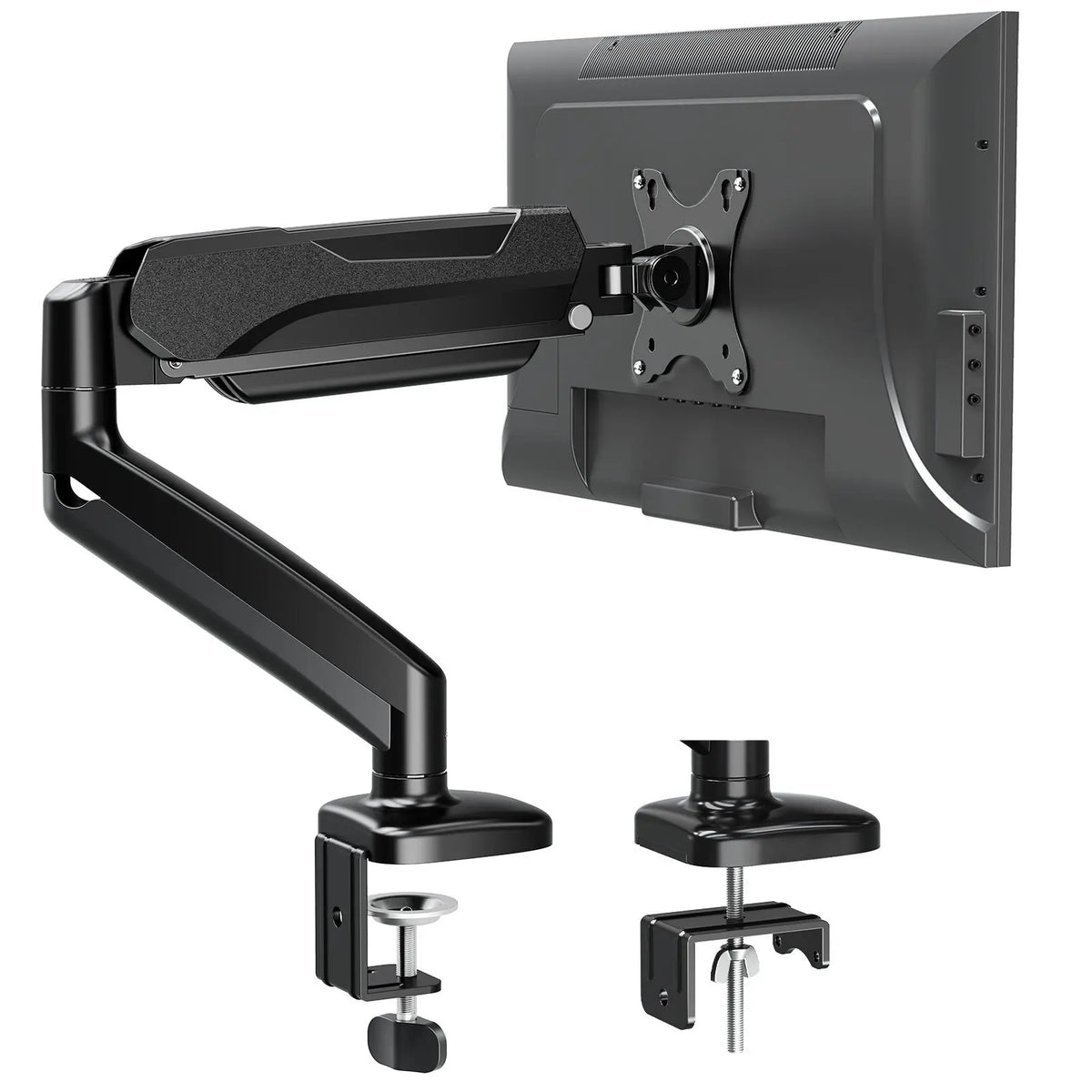 Gas Spring Adjustable Single Monitor Desk Mount for 13"-32" Screens | Upgrade Your Desk