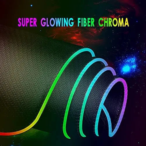 31.5"X12" Large Gaming RGB Mouse Pad with Durable Strip 11 Lighting Modes, Quality Waterproof LED Mouse Pad with Non-Slip Rubber