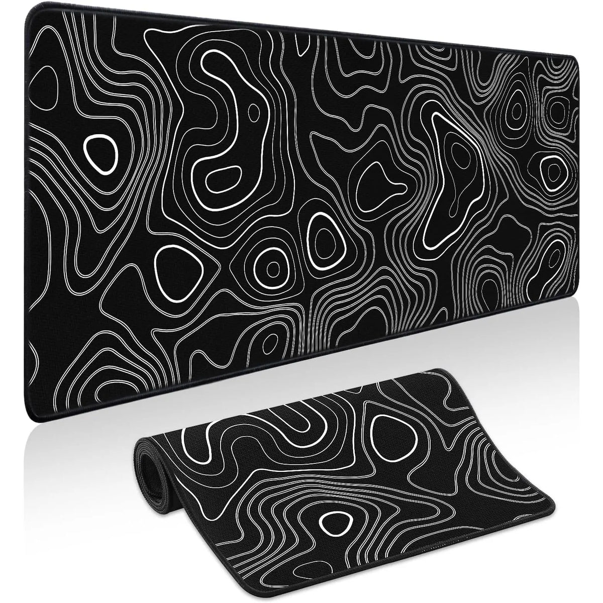 Pad Gaming - Desk Mat for Keyboard and  - Large  Pads for Desk, Gaming Mousepad with Non-Slip Base, Desks Pad (11.8" X 9.8") for , Office and