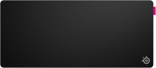 SteelSeries QcK XL Performance Speed Gaming Mousepad — Extra Density for a Smooth Glide — Low-Profile Edge Stitching — Non-Slip Neoprene Rubber Base — 15.75 x 34.43 inch — FPS, MOBAs, RTS, MMO