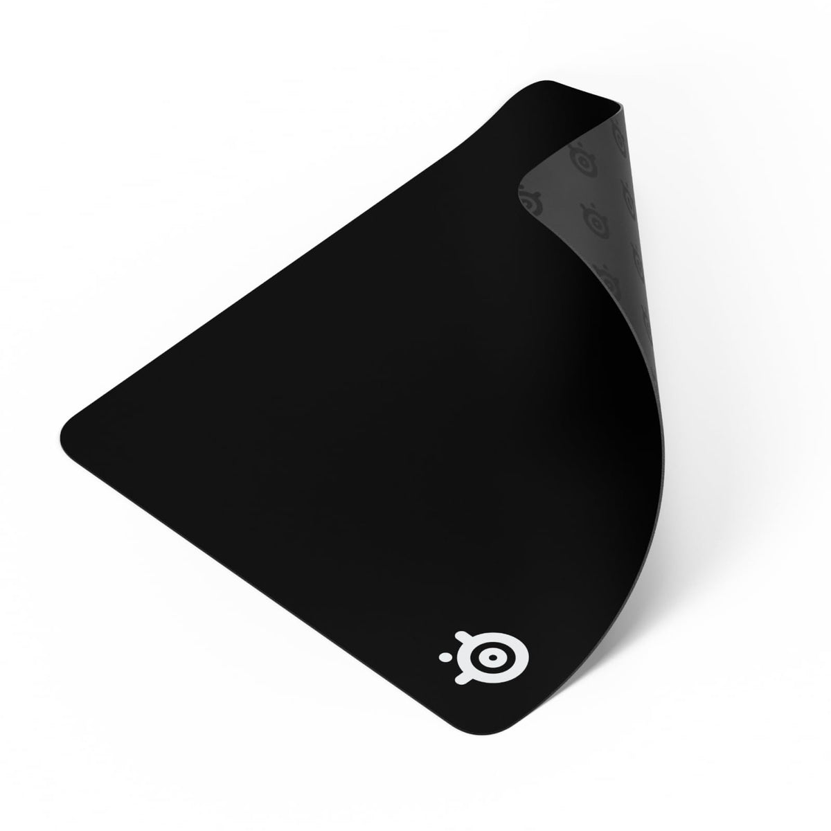 SteelSeries QcK Large Gaming Mousepad — Black — Non-Slip Silicone Rubber Base — Peak Tracking and Stability — Optimized for Gaming Sensors — 490 mm x 420 mm — FPS, MOBAs, RTS, MMO