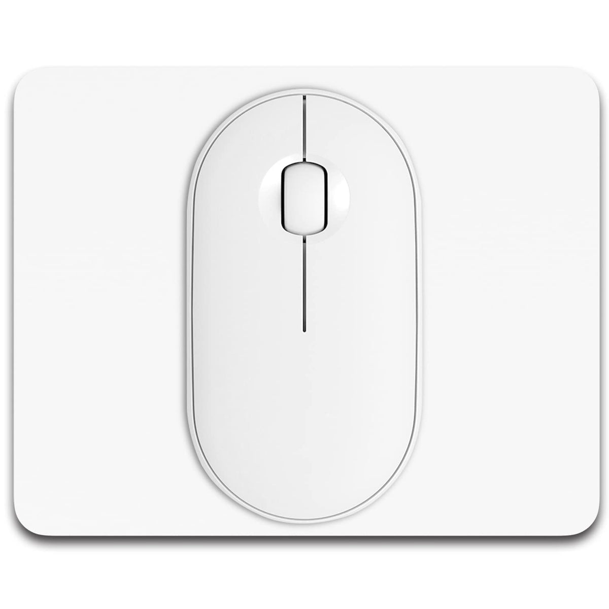 Small Mouse Pad, 6 x 8 Inch Thick Rubber Premium-Textured Non-Slip Portable & Washable Mini Mouse Mat for Women Men Wireless Laptops Keyboard Tray Gaming Work Computer Office Travel, Black