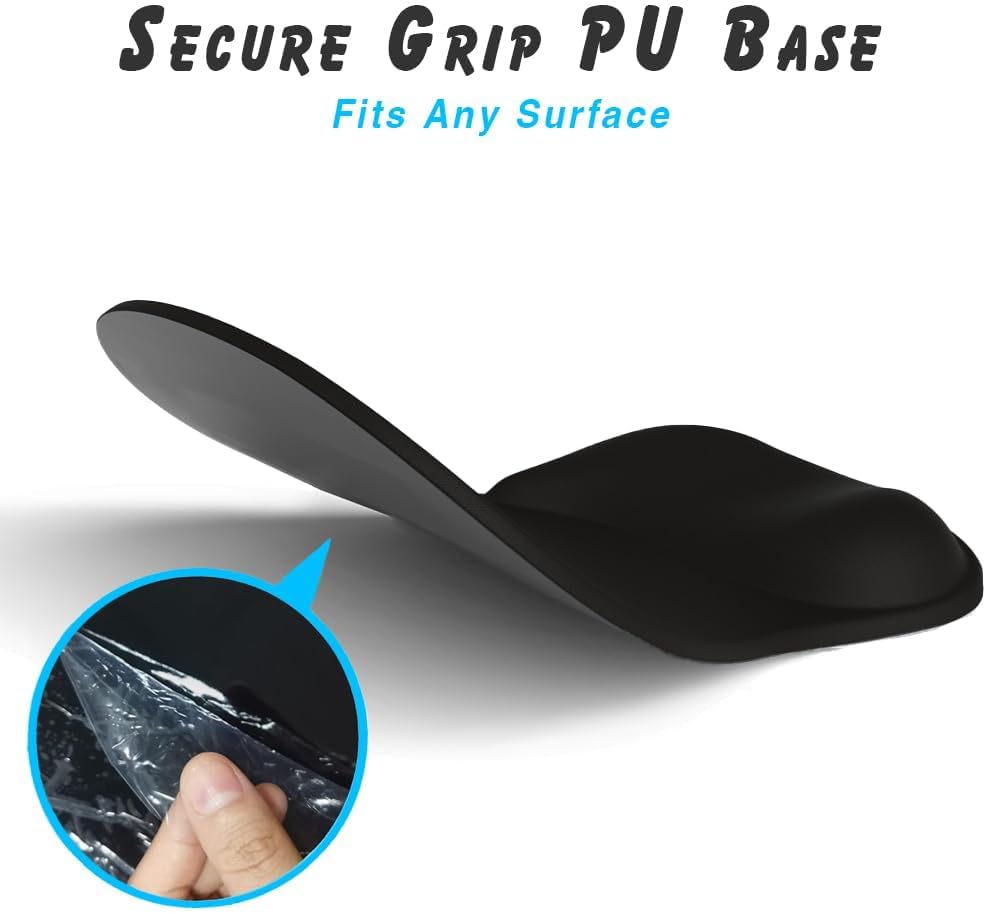 DEMON CHEST ErgoComfort Gel Wrist Rest Mouse Pad-Ergonomic Office Mousepad with Wrist Support-Non-Slip, Design Desk Accessories Mat for Home&Game Decor (02Pink Serenity)
