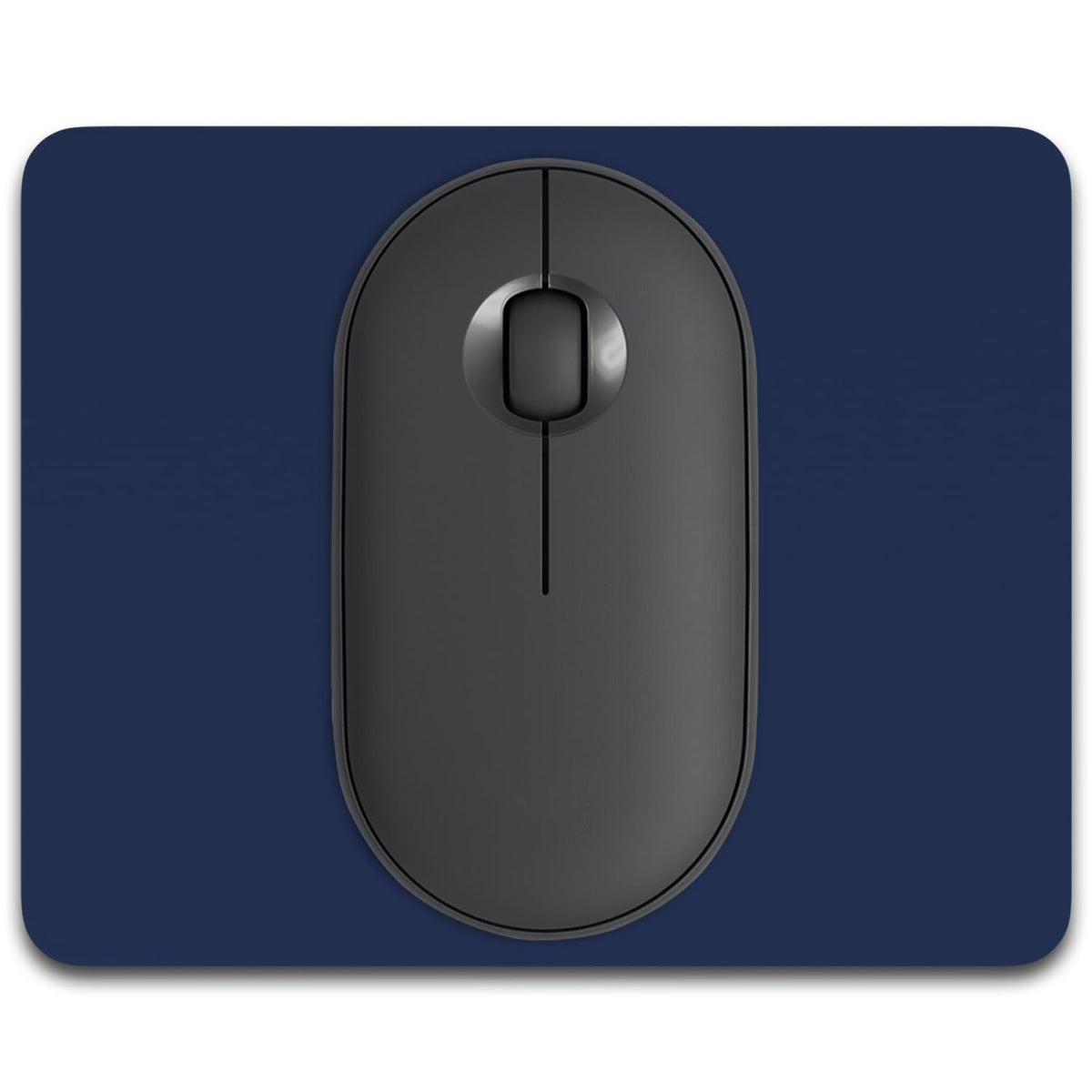 Small Mouse Pad, 6 x 8 Inch Thick Rubber Premium-Textured Non-Slip Portable & Washable Mini Mouse Mat for Women Men Wireless Laptops Keyboard Tray Gaming Work Computer Office Travel, Black