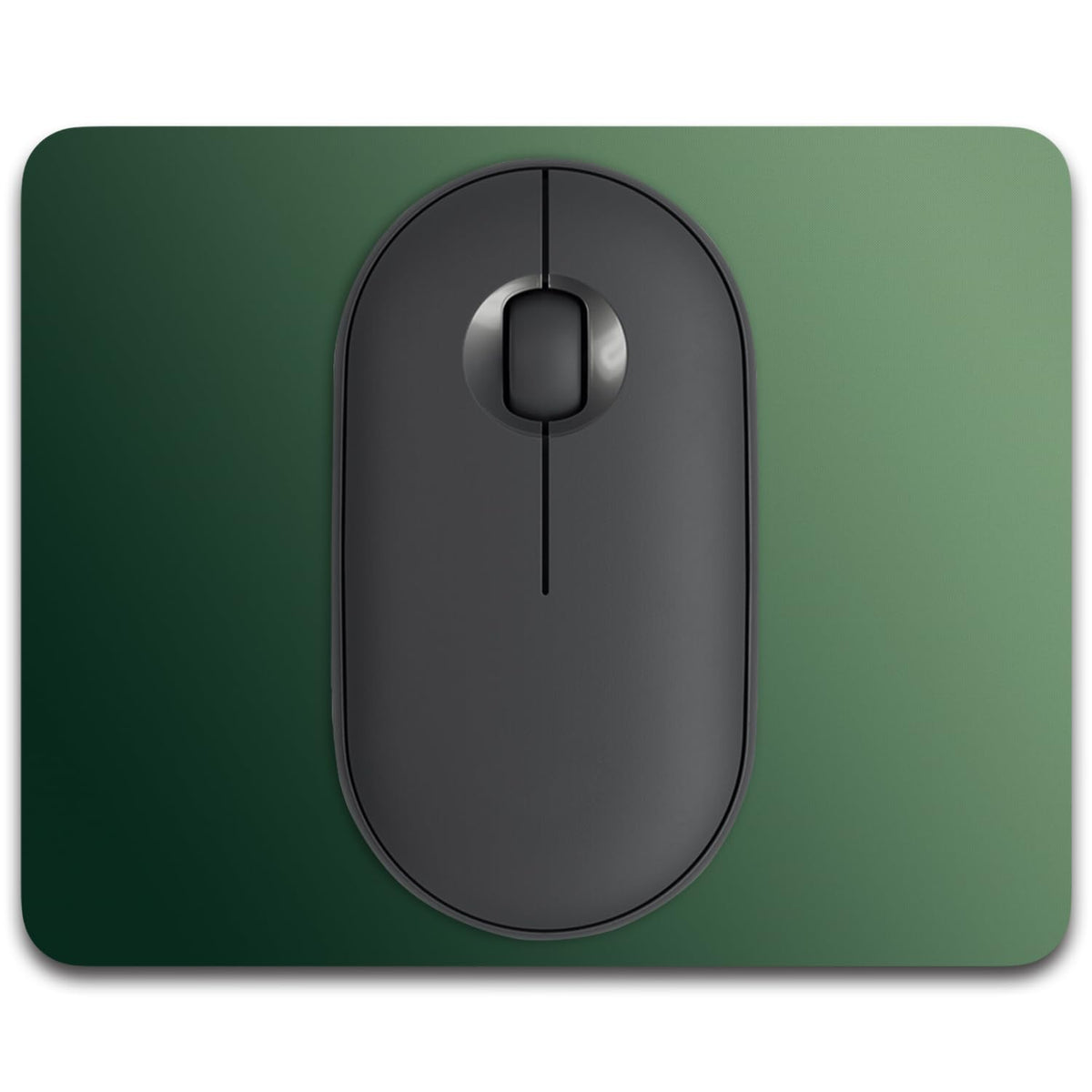 Small Mouse Pad, 6 x 8 Inch Thick Rubber Premium-Textured Non-Slip Portable & Washable Mini Mouse Mat for Women Men Wireless Laptops Keyboard Tray Gaming Work Computer Office Travel, Black