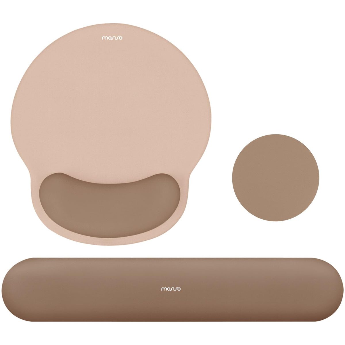 MOSISO Wrist Rest Support for Mouse Pad&Keyboard Set, Antique Green