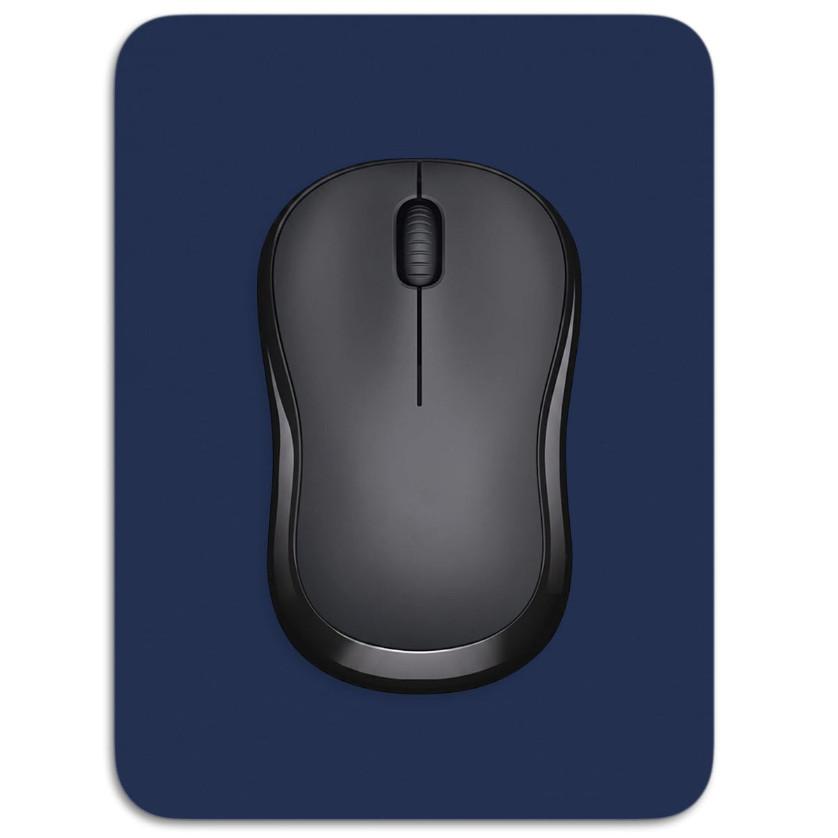 Small Mouse Pad, 6 x 8 Inch Thick Rubber Premium-Textured Non-Slip Portable & Washable Mini Mouse Mat for Women Men Wireless Laptops Keyboard Tray Gaming Work Computer Office Travel, Black