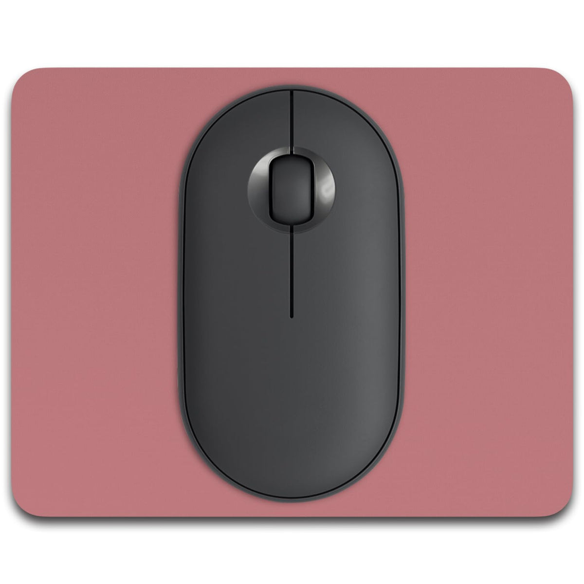 Small Mouse Pad, 6 x 8 Inch Thick Rubber Premium-Textured Non-Slip Portable & Washable Mini Mouse Mat for Women Men Wireless Laptops Keyboard Tray Gaming Work Computer Office Travel, Black