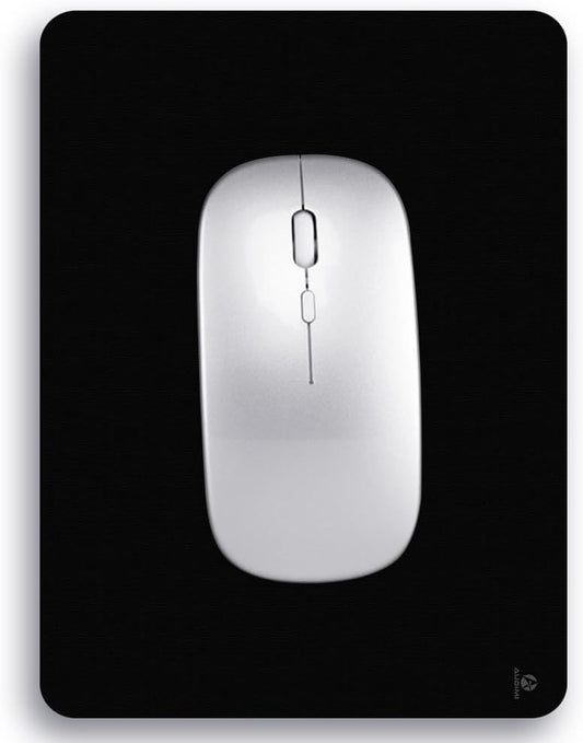 Audimi Small Mouse Pad 6 x 8 Inch, Mini Mouse Pad Thick for Laptop Wireless Mouse Home Office Travel, Portable & Washable (Black)