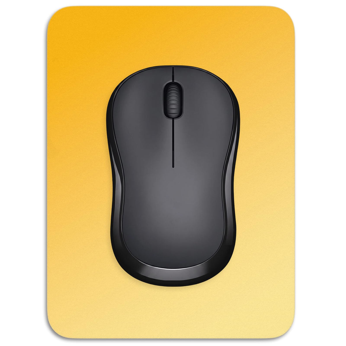Small Mouse Pad, 6 x 8 Inch Thick Rubber Premium-Textured Non-Slip Portable & Washable Mini Mouse Mat for Women Men Wireless Laptops Keyboard Tray Gaming Work Computer Office Travel, Black