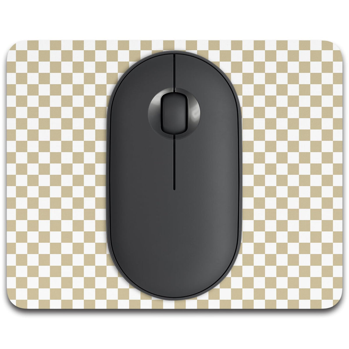 Small Mouse Pad, 6 x 8 Inch Thick Rubber Premium-Textured Non-Slip Portable & Washable Mini Mouse Mat for Women Men Wireless Laptops Keyboard Tray Gaming Work Computer Office Travel, Black