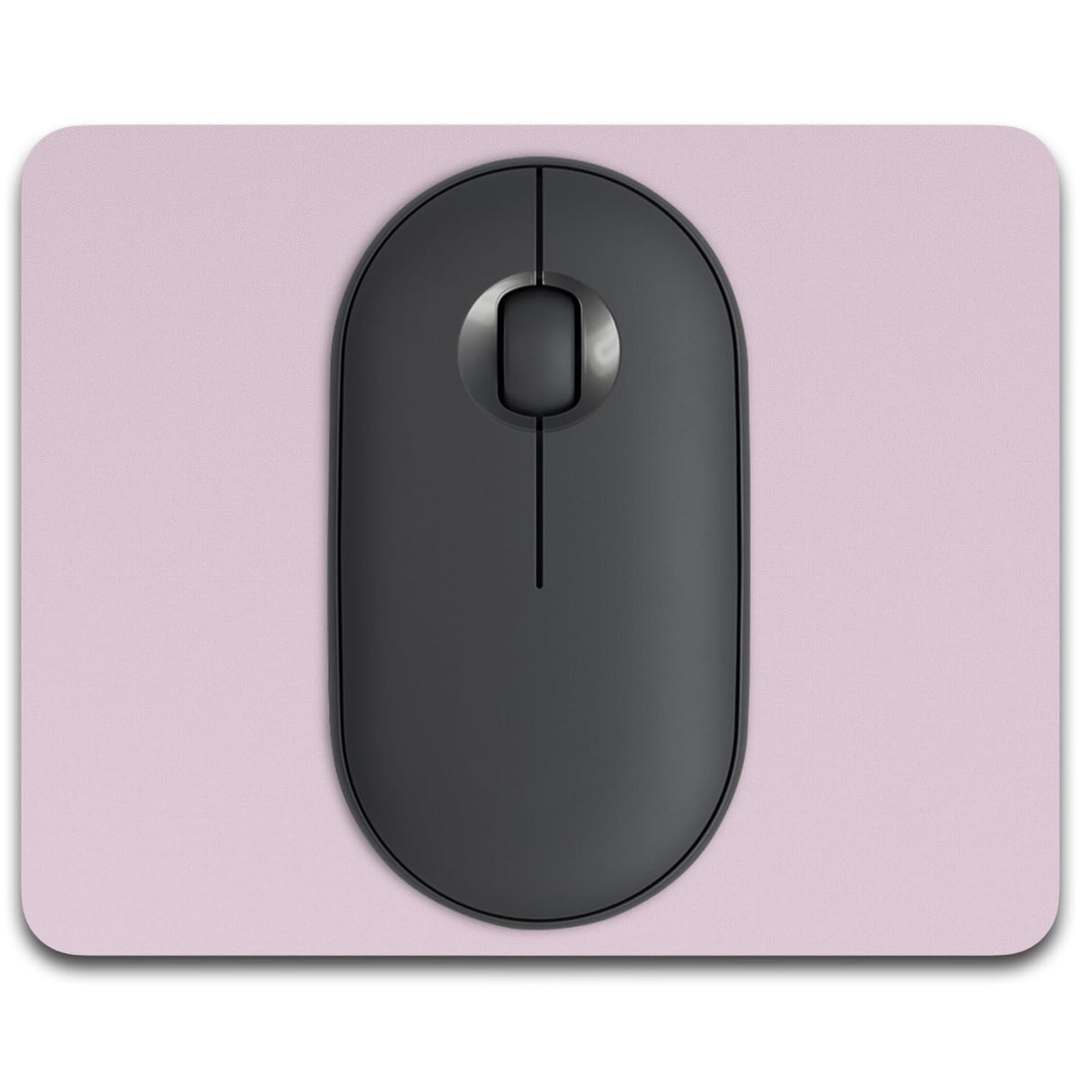 Small Mouse Pad, 6 x 8 Inch Thick Rubber Premium-Textured Non-Slip Portable & Washable Mini Mouse Mat for Women Men Wireless Laptops Keyboard Tray Gaming Work Computer Office Travel, Black