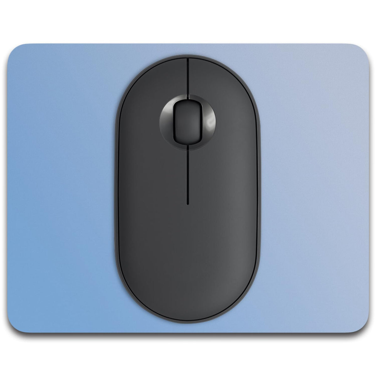 Small Mouse Pad, 6 x 8 Inch Thick Rubber Premium-Textured Non-Slip Portable & Washable Mini Mouse Mat for Women Men Wireless Laptops Keyboard Tray Gaming Work Computer Office Travel, Black