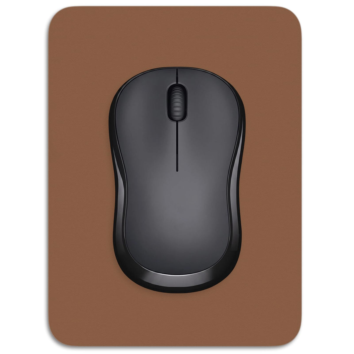 Small Mouse Pad, 6 x 8 Inch Thick Rubber Premium-Textured Non-Slip Portable & Washable Mini Mouse Mat for Women Men Wireless Laptops Keyboard Tray Gaming Work Computer Office Travel, Black