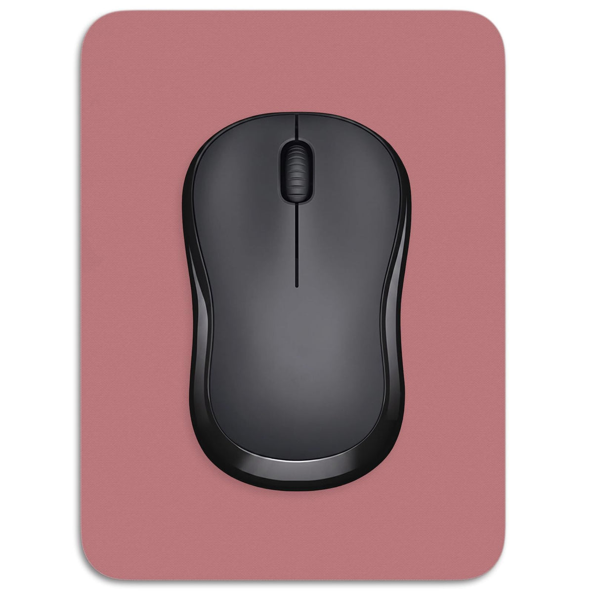 Small Mouse Pad, 6 x 8 Inch Thick Rubber Premium-Textured Non-Slip Portable & Washable Mini Mouse Mat for Women Men Wireless Laptops Keyboard Tray Gaming Work Computer Office Travel, Black