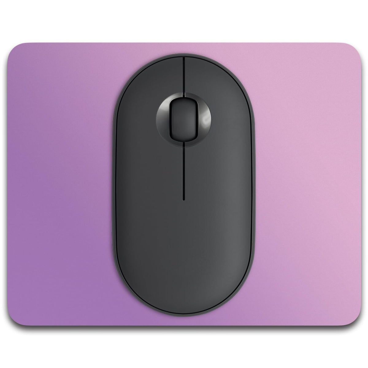 Small Mouse Pad, 6 x 8 Inch Thick Rubber Premium-Textured Non-Slip Portable & Washable Mini Mouse Mat for Women Men Wireless Laptops Keyboard Tray Gaming Work Computer Office Travel, Black