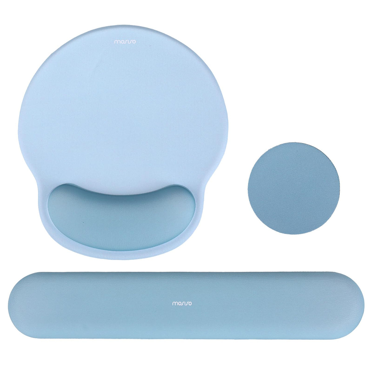 MOSISO Wrist Rest Support for Mouse Pad&Keyboard Set, Antique Green