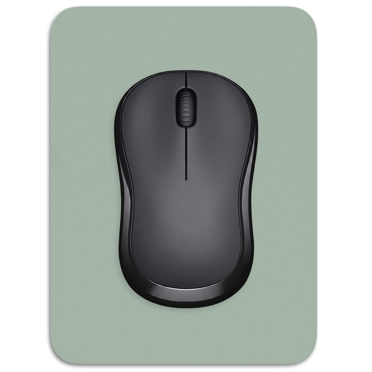 Small Mouse Pad, 6 x 8 Inch Thick Rubber Premium-Textured Non-Slip Portable & Washable Mini Mouse Mat for Women Men Wireless Laptops Keyboard Tray Gaming Work Computer Office Travel, Black