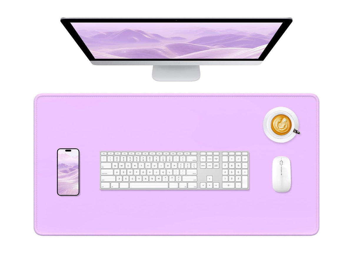 Hsurbtra Mouse Pad, Premium-Textured Square Mousepad 10.2 x 8.3 Inch, Stitched Edge Anti-Slip Waterproof Rubber Pretty Cute Computer Mat for Office Gaming Laptop Women Kids Sage Green