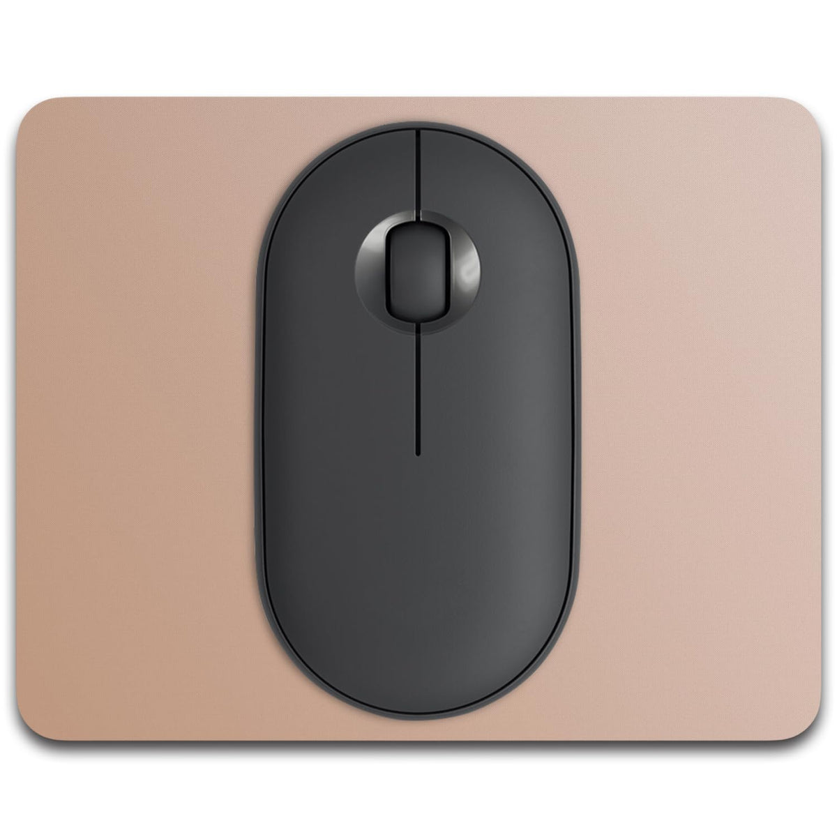 Small Mouse Pad, 6 x 8 Inch Thick Rubber Premium-Textured Non-Slip Portable & Washable Mini Mouse Mat for Women Men Wireless Laptops Keyboard Tray Gaming Work Computer Office Travel, Black