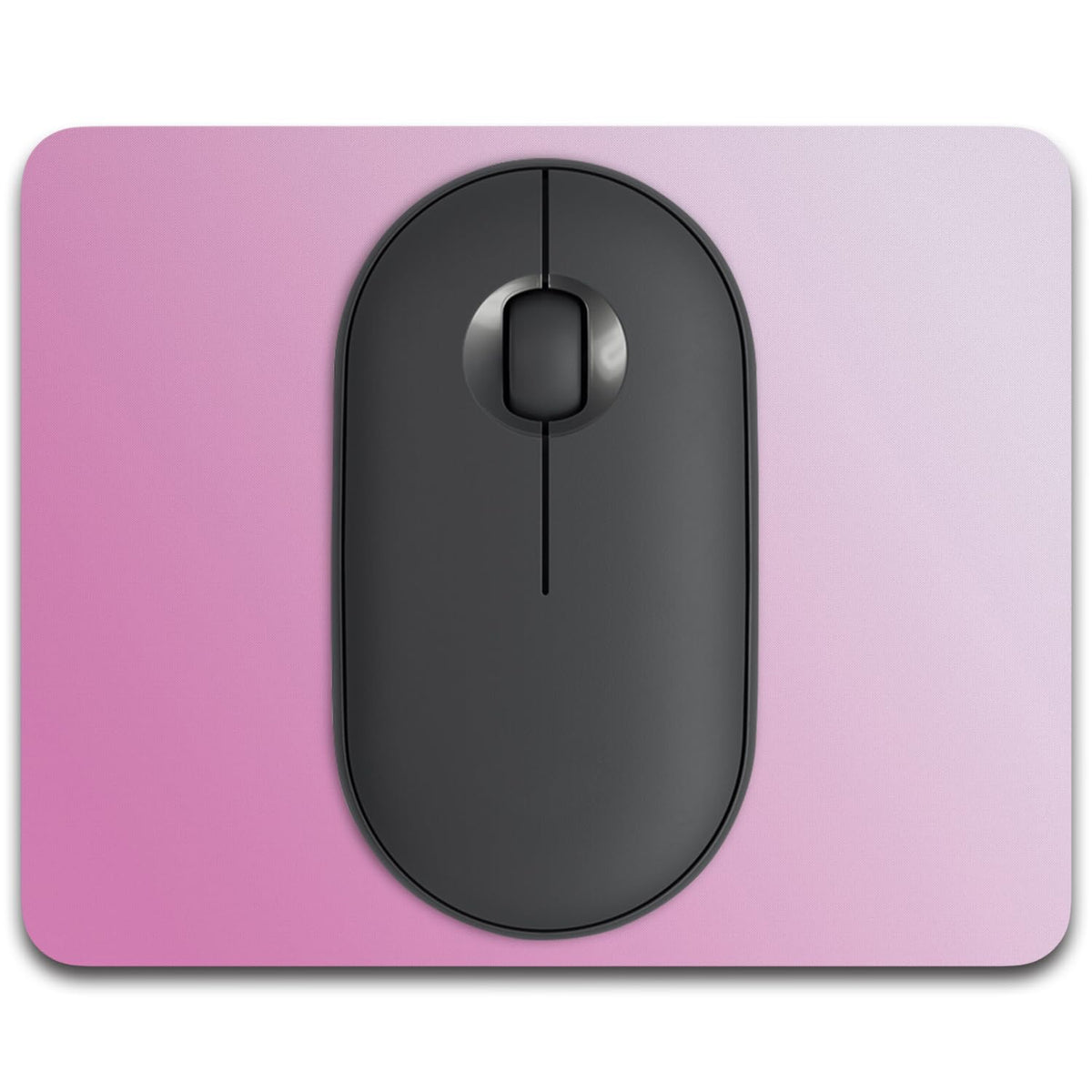 Small Mouse Pad, 6 x 8 Inch Thick Rubber Premium-Textured Non-Slip Portable & Washable Mini Mouse Mat for Women Men Wireless Laptops Keyboard Tray Gaming Work Computer Office Travel, Black
