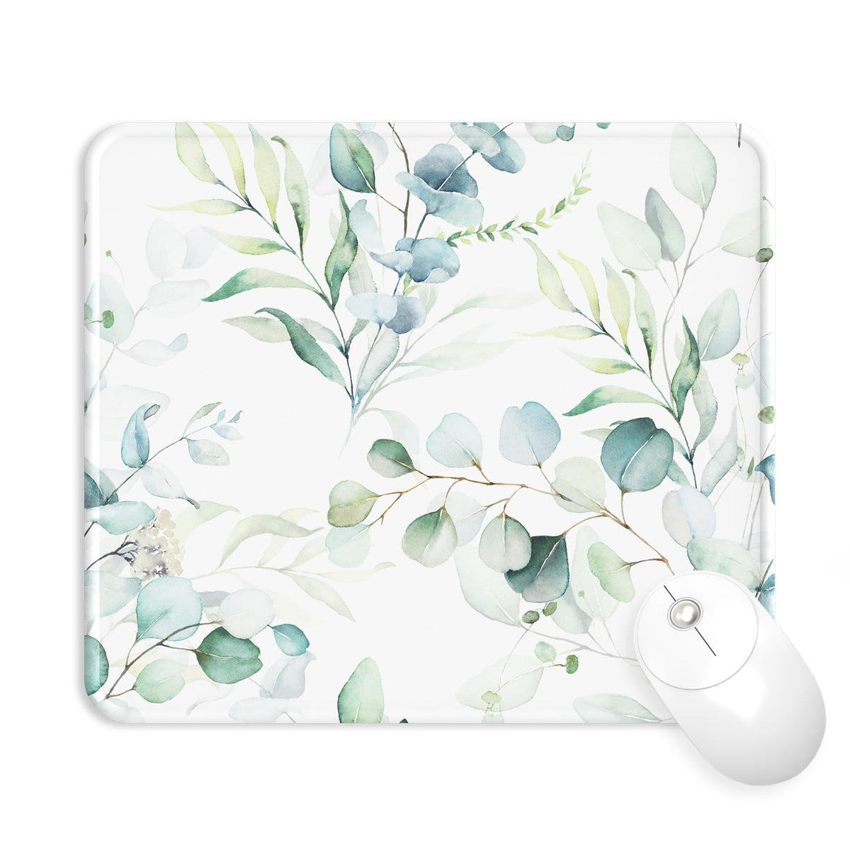 eulps Mouse Pad with Wrist Rest, Comfortable Computer Mousepad with Gel Wrist Support Smooth Surface and Non-Slip PU Base for Pain Relief, Laptop, Office & Home (Cyan Pink Marble)