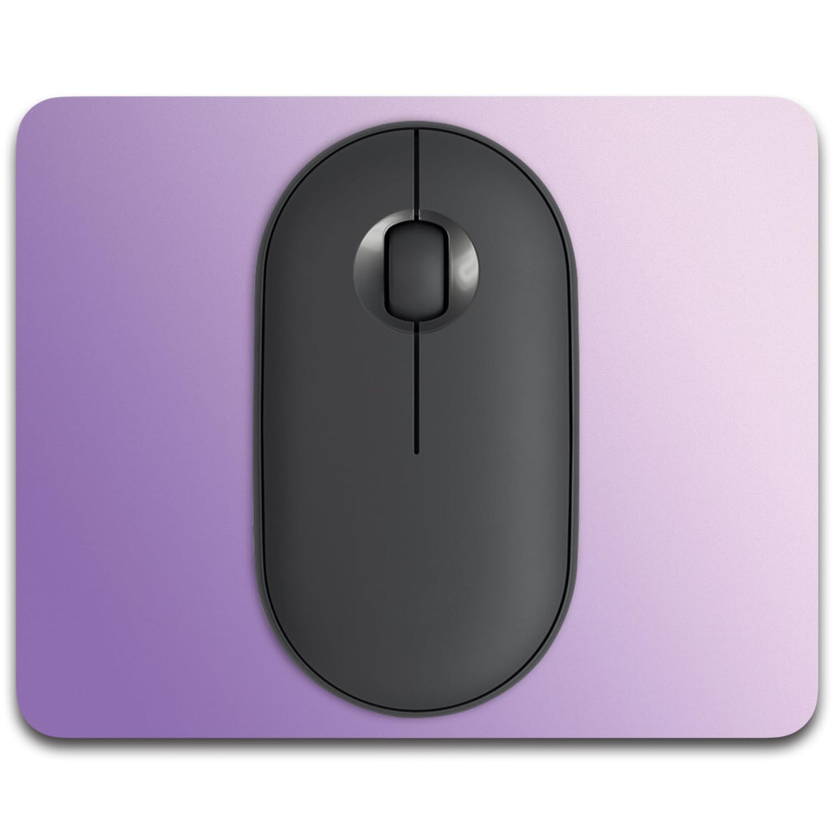 Small Mouse Pad, 6 x 8 Inch Thick Rubber Premium-Textured Non-Slip Portable & Washable Mini Mouse Mat for Women Men Wireless Laptops Keyboard Tray Gaming Work Computer Office Travel, Black