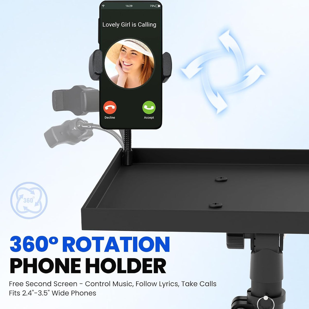 Projector Stand Tripod Laptop Stands Height Adjustable