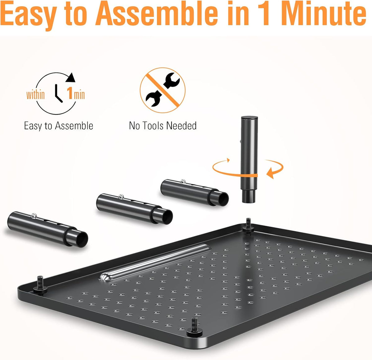 ELIVED 2 Pack Monitor Stand Riser - 3 Height Adjustable Monitor Stand