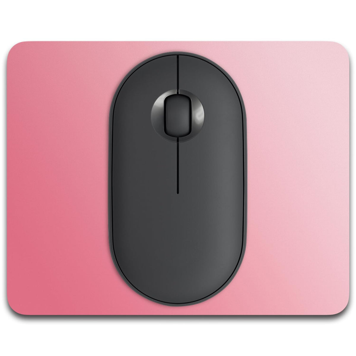 Small Mouse Pad, 6 x 8 Inch Thick Rubber Premium-Textured Non-Slip Portable & Washable Mini Mouse Mat for Women Men Wireless Laptops Keyboard Tray Gaming Work Computer Office Travel, Black