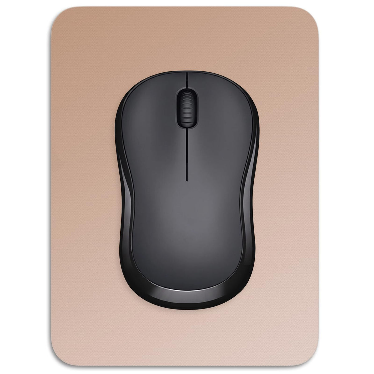 Small Mouse Pad, 6 x 8 Inch Thick Rubber Premium-Textured Non-Slip Portable & Washable Mini Mouse Mat for Women Men Wireless Laptops Keyboard Tray Gaming Work Computer Office Travel, Black