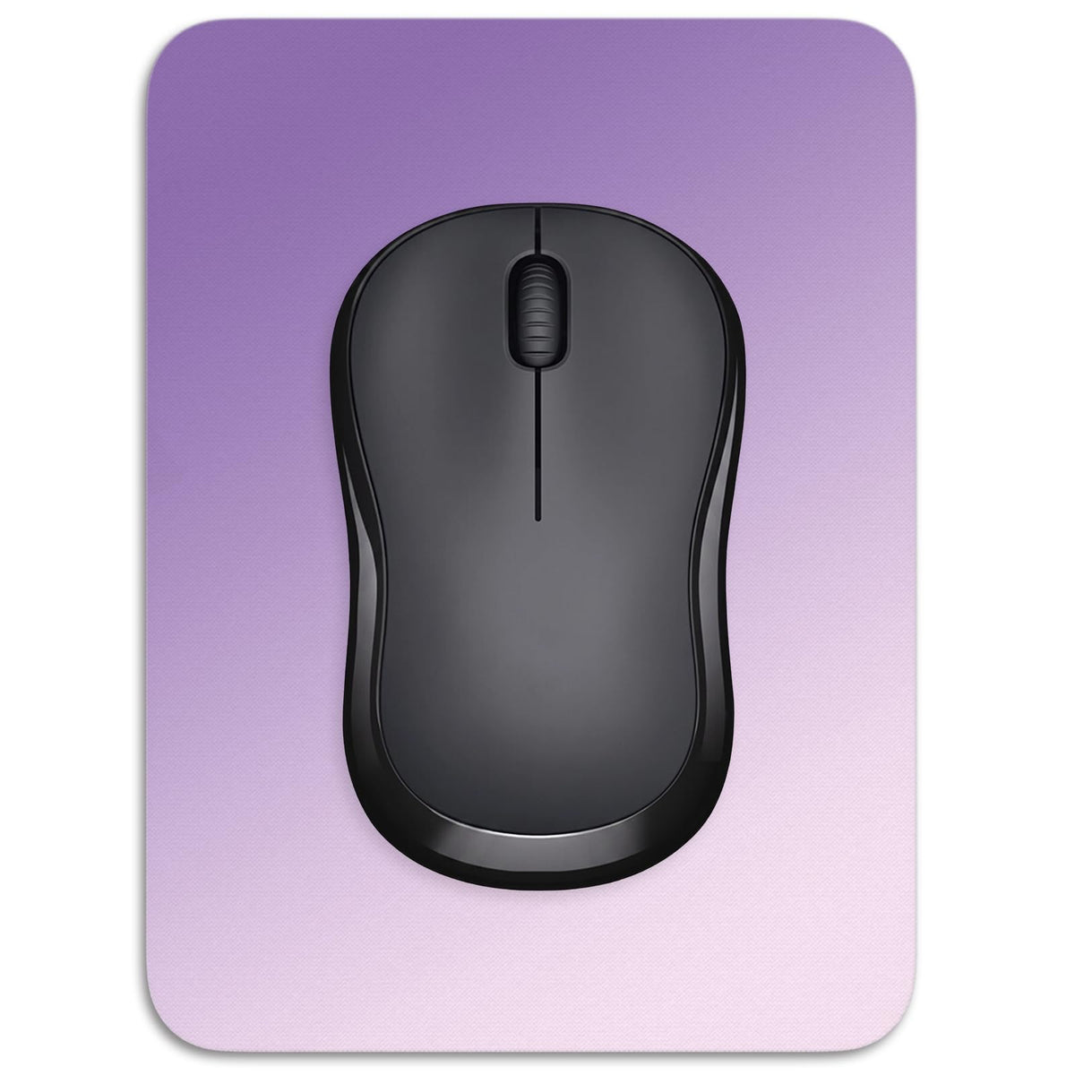 Small Mouse Pad, 6 x 8 Inch Thick Rubber Premium-Textured Non-Slip Portable & Washable Mini Mouse Mat for Women Men Wireless Laptops Keyboard Tray Gaming Work Computer Office Travel, Black