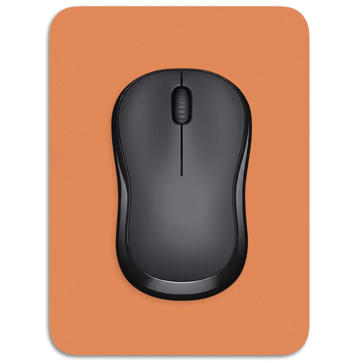 Small Mouse Pad, 6 x 8 Inch Thick Rubber Premium-Textured Non-Slip Portable & Washable Mini Mouse Mat for Women Men Wireless Laptops Keyboard Tray Gaming Work Computer Office Travel, Black