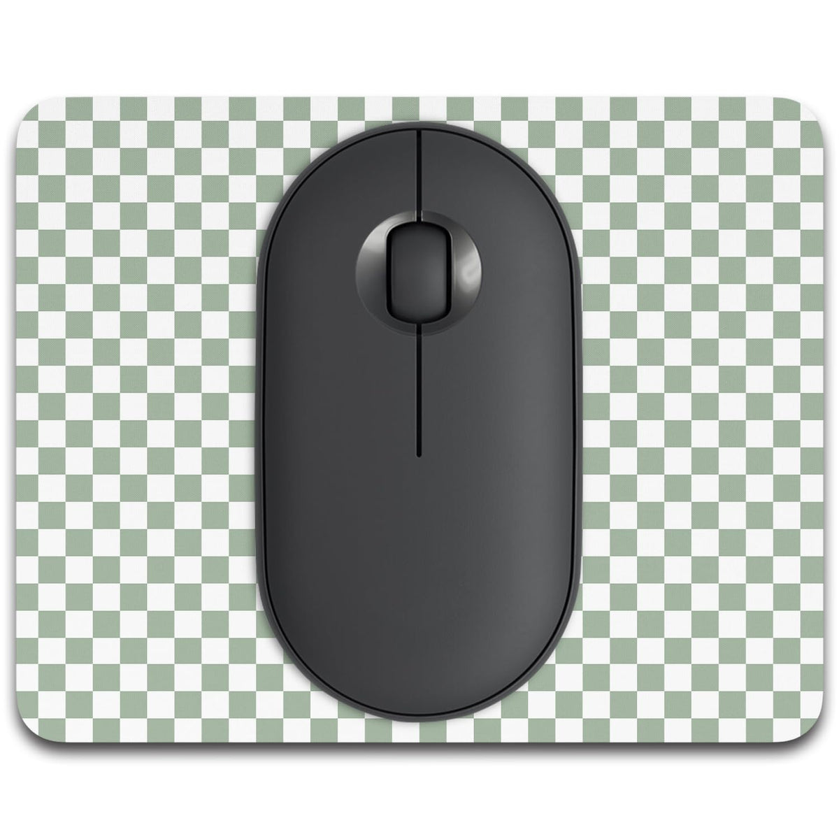 Small Mouse Pad, 6 x 8 Inch Thick Rubber Premium-Textured Non-Slip Portable & Washable Mini Mouse Mat for Women Men Wireless Laptops Keyboard Tray Gaming Work Computer Office Travel, Black