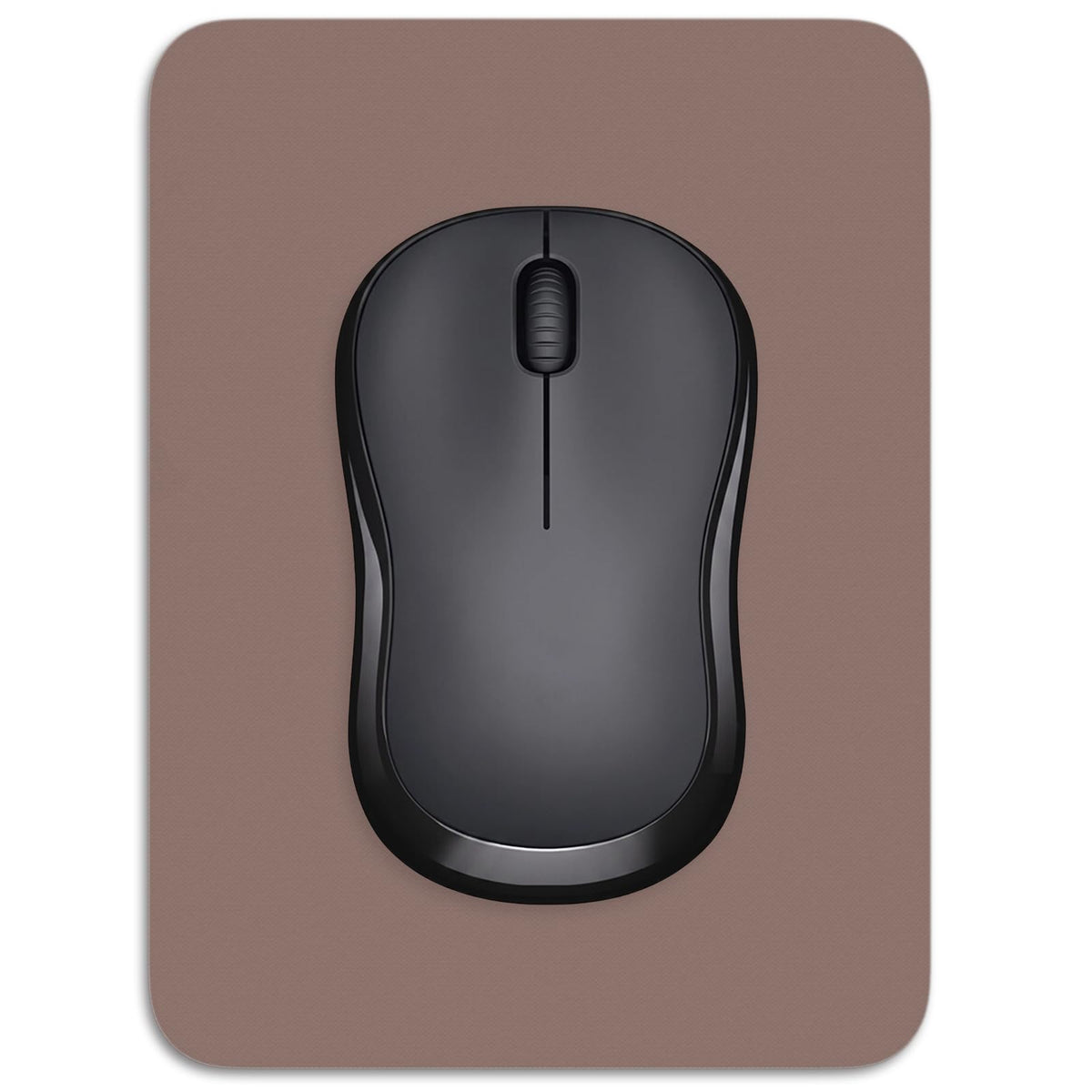 Small Mouse Pad, 6 x 8 Inch Thick Rubber Premium-Textured Non-Slip Portable & Washable Mini Mouse Mat for Women Men Wireless Laptops Keyboard Tray Gaming Work Computer Office Travel, Black