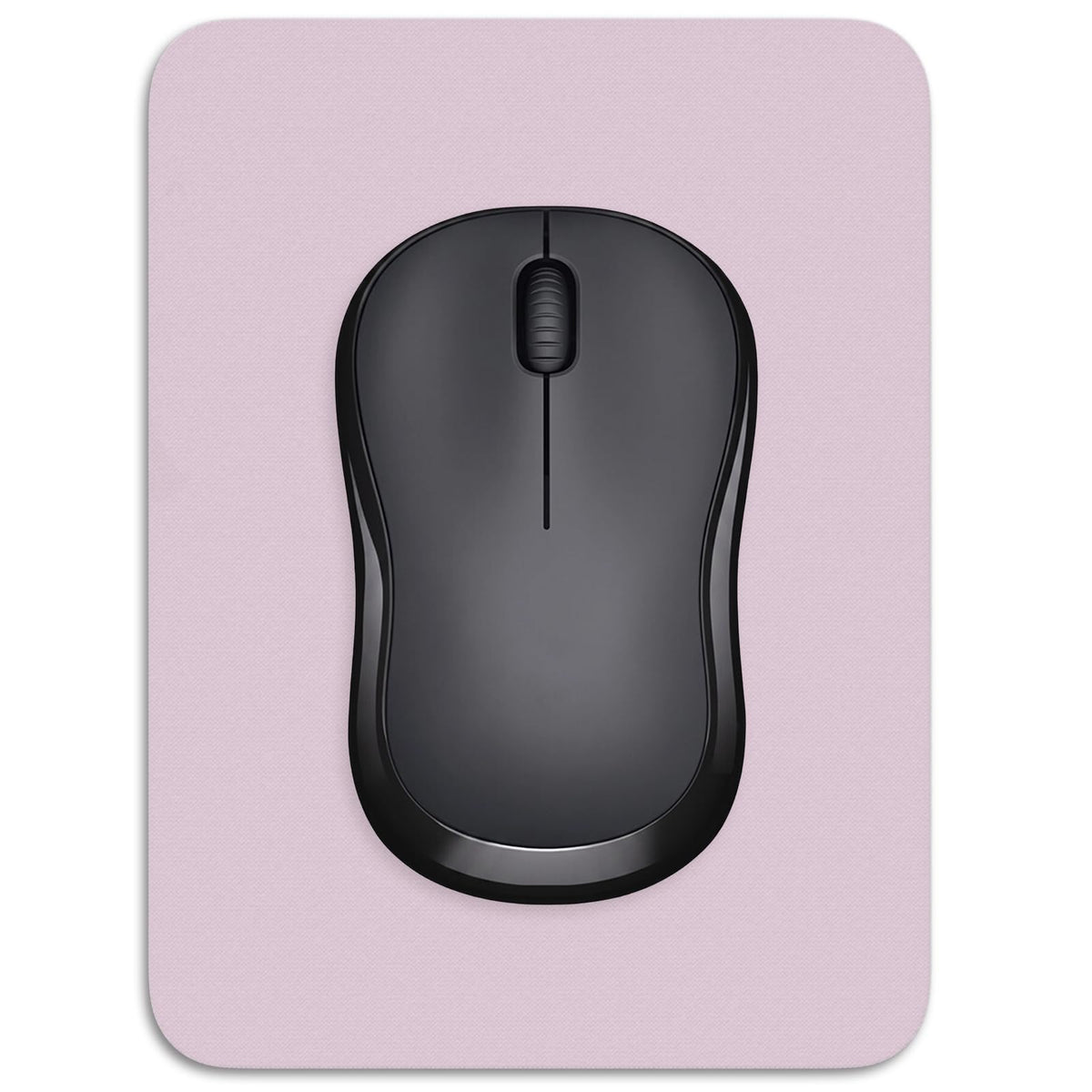 Small Mouse Pad, 6 x 8 Inch Thick Rubber Premium-Textured Non-Slip Portable & Washable Mini Mouse Mat for Women Men Wireless Laptops Keyboard Tray Gaming Work Computer Office Travel, Black