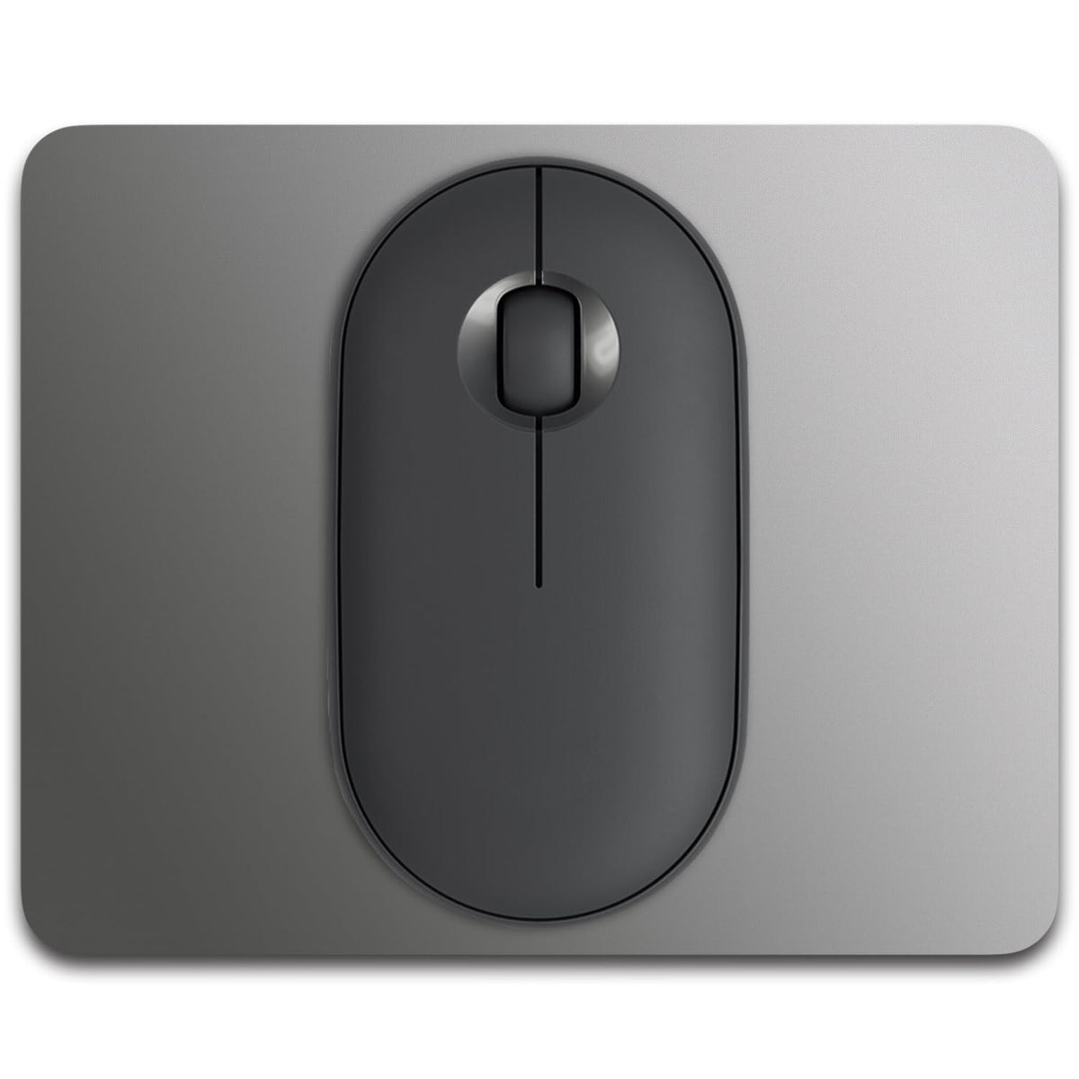 Small Mouse Pad, 6 x 8 Inch Thick Rubber Premium-Textured Non-Slip Portable & Washable Mini Mouse Mat for Women Men Wireless Laptops Keyboard Tray Gaming Work Computer Office Travel, Black