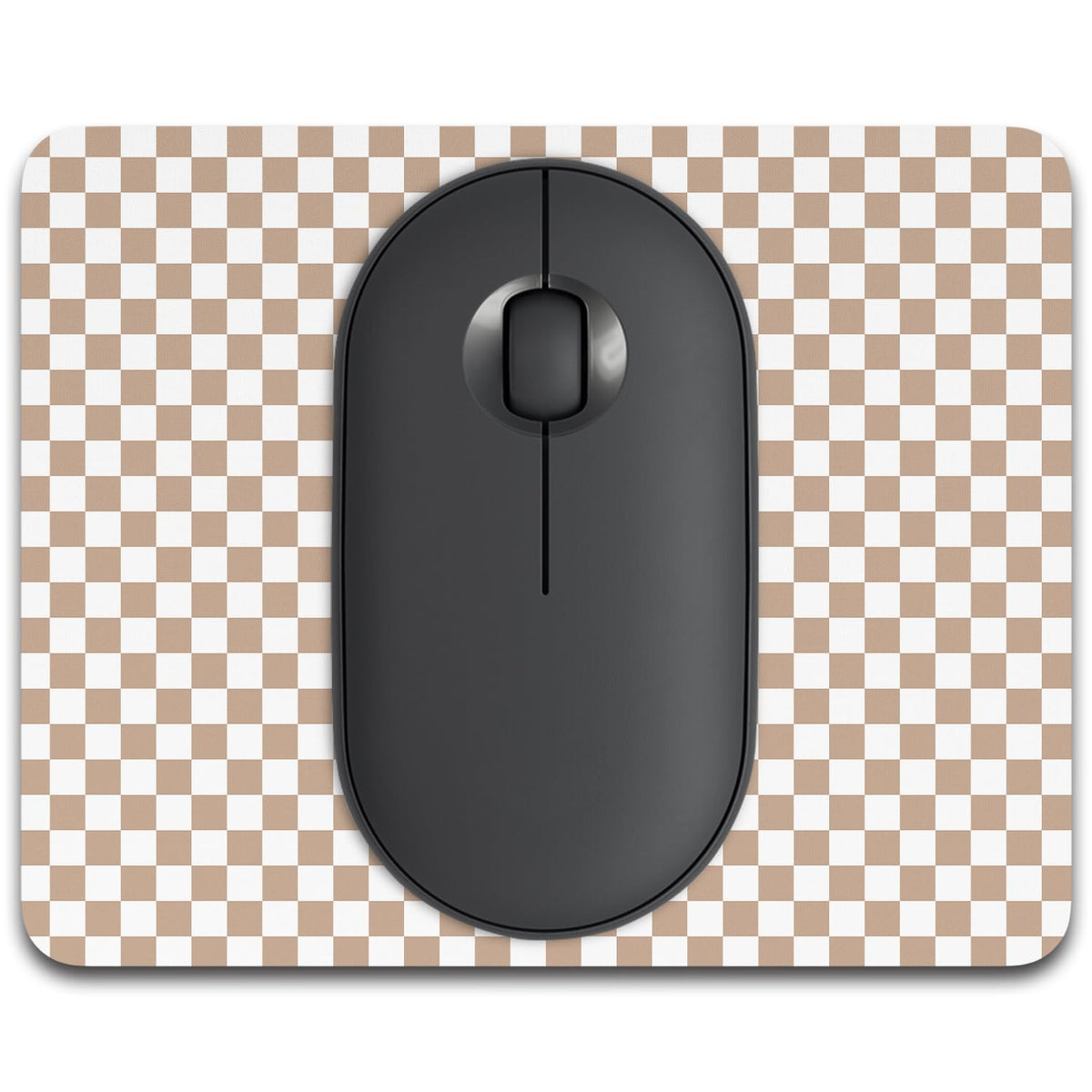 Small Mouse Pad, 6 x 8 Inch Thick Rubber Premium-Textured Non-Slip Portable & Washable Mini Mouse Mat for Women Men Wireless Laptops Keyboard Tray Gaming Work Computer Office Travel, Black