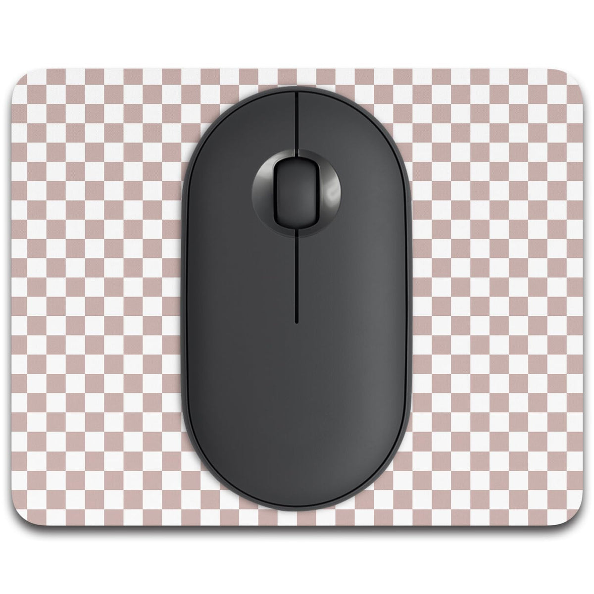 Small Mouse Pad, 6 x 8 Inch Thick Rubber Premium-Textured Non-Slip Portable & Washable Mini Mouse Mat for Women Men Wireless Laptops Keyboard Tray Gaming Work Computer Office Travel, Black