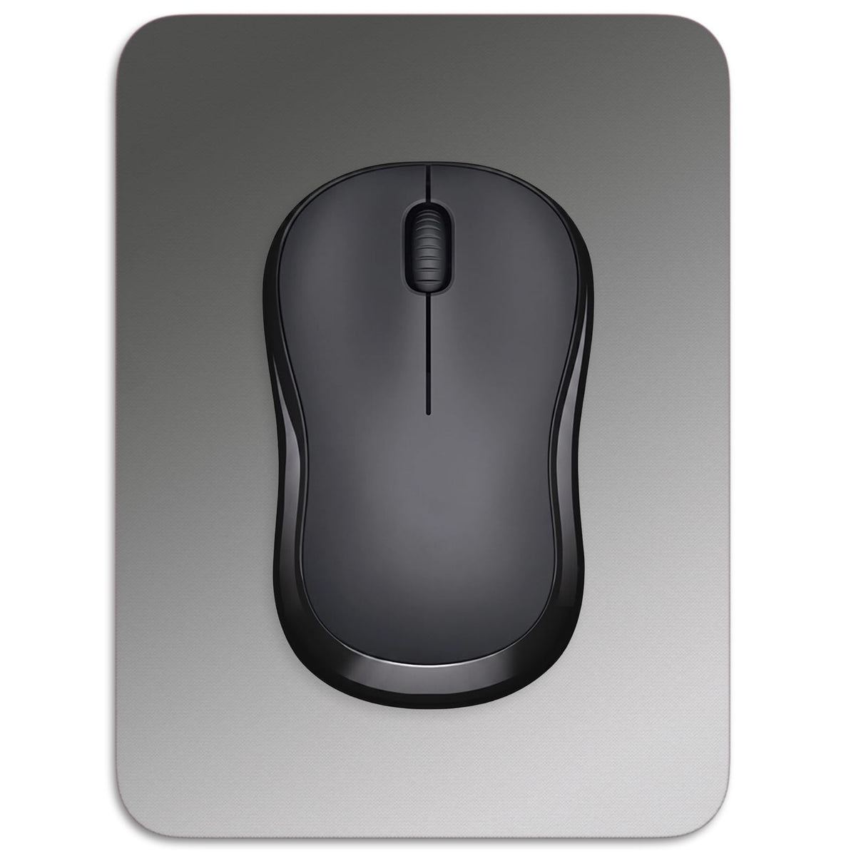 Small Mouse Pad, 6 x 8 Inch Thick Rubber Premium-Textured Non-Slip Portable & Washable Mini Mouse Mat for Women Men Wireless Laptops Keyboard Tray Gaming Work Computer Office Travel, Black