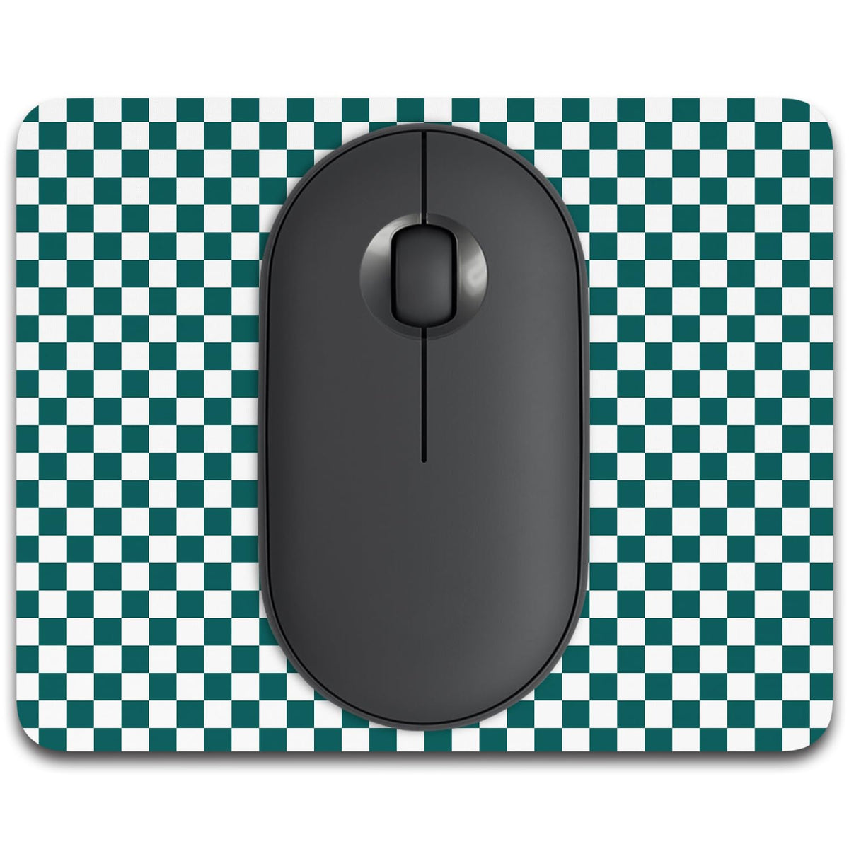Small Mouse Pad, 6 x 8 Inch Thick Rubber Premium-Textured Non-Slip Portable & Washable Mini Mouse Mat for Women Men Wireless Laptops Keyboard Tray Gaming Work Computer Office Travel, Black