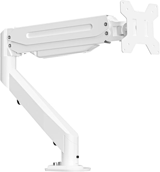 Monitor Mount Gas Spring Monitor Arm Desk Mount Fully Adjustable Fits 17 20 22 23 24 26 27 32 35 inch Monitors Weight Capacity up to 24.25 lbs