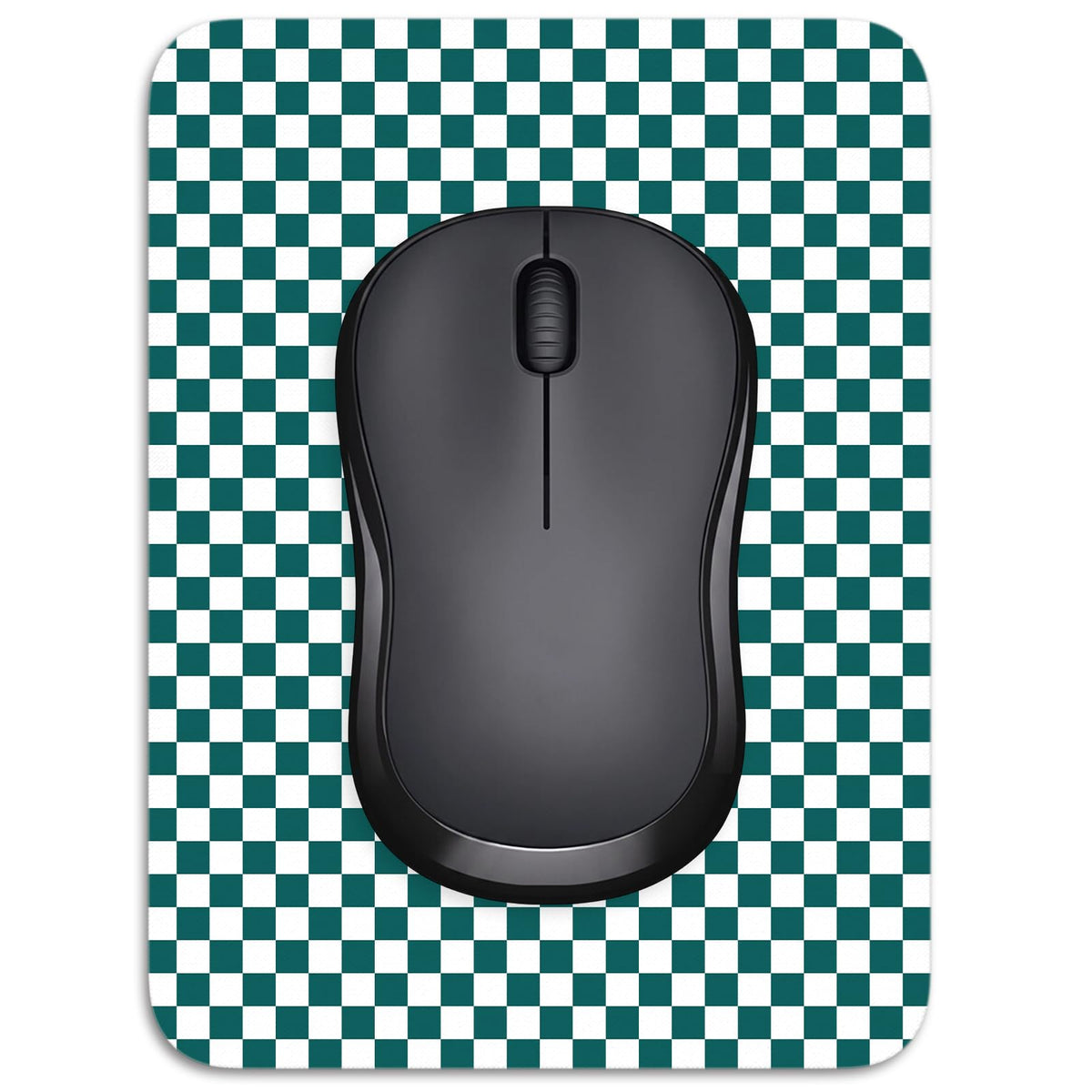 Small Mouse Pad, 6 x 8 Inch Thick Rubber Premium-Textured Non-Slip Portable & Washable Mini Mouse Mat for Women Men Wireless Laptops Keyboard Tray Gaming Work Computer Office Travel, Black