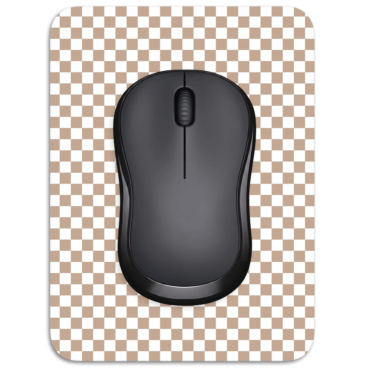 Small Mouse Pad, 6 x 8 Inch Thick Rubber Premium-Textured Non-Slip Portable & Washable Mini Mouse Mat for Women Men Wireless Laptops Keyboard Tray Gaming Work Computer Office Travel, Black