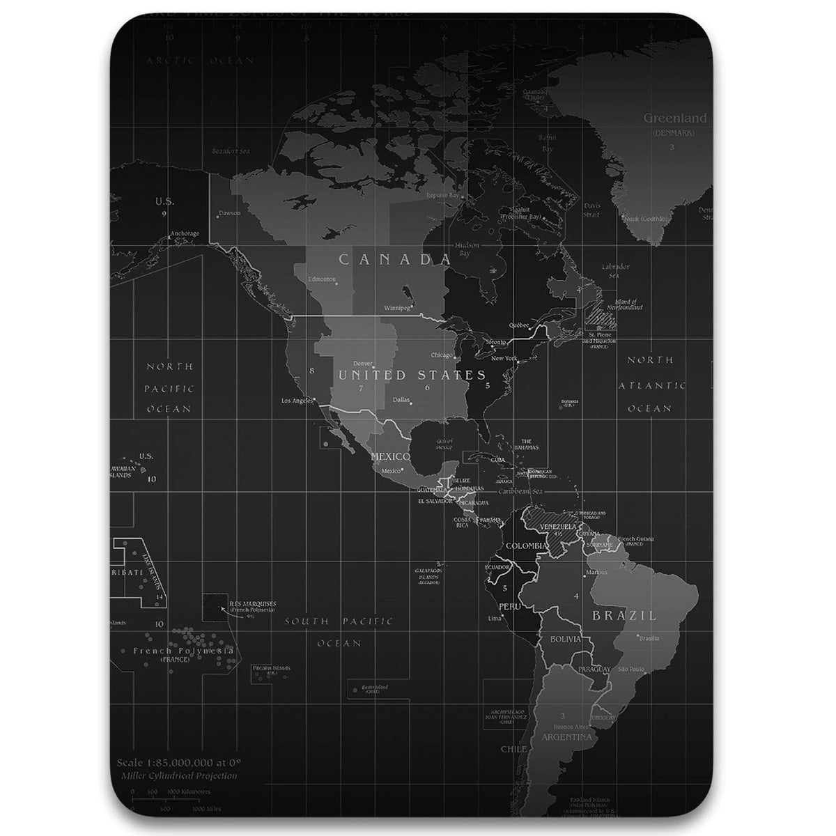 Small Mouse Pad, 6 x 8 Inch Thick Rubber Premium-Textured Non-Slip Portable & Washable Mini Mouse Mat for Women Men Wireless Laptops Keyboard Tray Gaming Work Computer Office Travel, Black