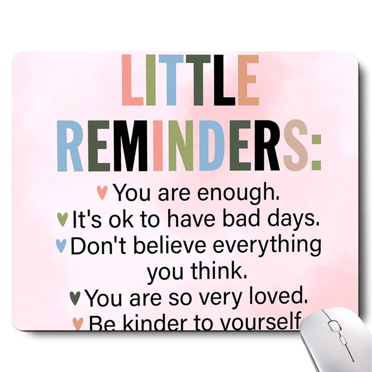 Gorgeous Flowers Plants Mouse Pad,Pink Floral Rose Mouse Pads for Desk,Soft Computer Mouse Mat Cute Mousepad Cloth Computer Mouse Pads for Women,Square Waterproof Non-Slip Rubber Base MousePads
